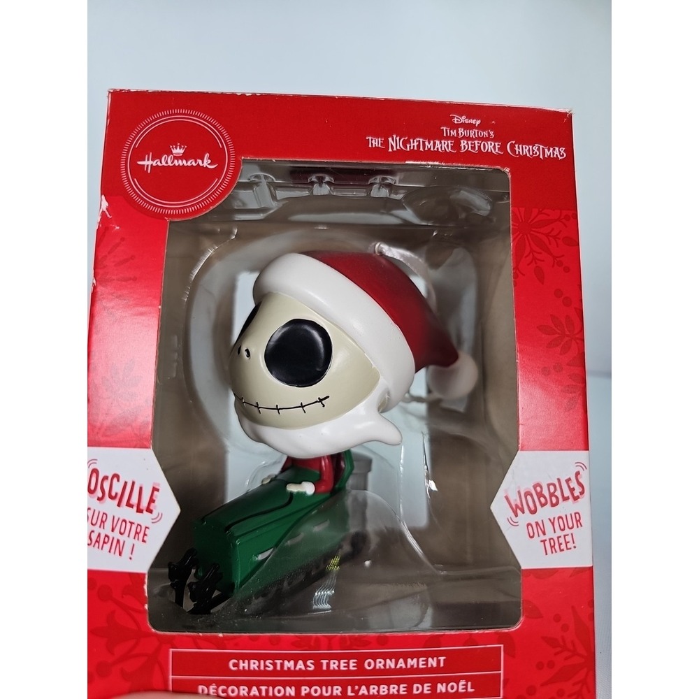 Hallmark Nightmare Before Christmas JACK SKELLINGTON Christmas Ornament Wobbles